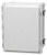 Fibox AR16148CHTSS Hinged Opaque Cover with S.S. Lockable Twist Latch