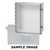 Fibox ARK12106CHSSLT Hinged Cover SSL Latch with  knockouts