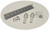 Fibox ASPHK18 Swing Panel Hinge Kit for 18 x 16