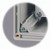 Fibox AVBK3 Variable Height Back Panel Kit for 3 deep base""ibox AVBK3"