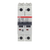 ABB S202UDC-K40 2-Pole 40A Miniature Circuit Breaker for DC Applications - UL489 Rated, 125 VDC, DIN Rail Mountable