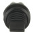 ABB MTS2-10B 3-Position Toggle Switch with Spring Return - Durable Black Plastic, 22mm Mounting, 5 kOhm Resistor