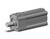 SMC CDLQA32-50DCM-B Cyl, Compact With Lock