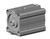 SMC CDLQB80-40D-B compact cylinder w/lock cyl, compact with lock