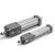 SMC CDNA2C80TN-100-D CNA2 Series Cylinder With Lock Double Acting,Single Rod