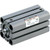 SMC CDQSXB25-25DCM CQSX Series Low Speed Cylinder Double Acting, Single Rod