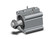 SMC CDQ2A40-15DMZ-A90V Compact Cylinder, Cq2-Z