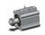 SMC CDQ2A40-25DMZ-M9BAVZ Compact Cylinder, Cq2-Z