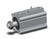 SMC CDQ2A40-50DCMZ-M9BAVL Compact Cylinder, Cq2-Z