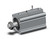 SMC CDQ2A40-50DCMZ-M9PVL Compact Cylinder, Cq2-Z