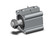 SMC CDQ2A50-25DMZ-A90V Compact Cylinder, Cq2-Z