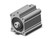 SMC CDQ2A50-40DZ-XC6 Compact Cylinder, Cq2-Z