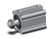 SMC CDQ2A50-50DMZ-M9PWMAPC Compact Cylinder, Cq2-Z