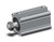 SMC CDQ2A50-75DCMZ-M9NL Compact Cylinder