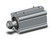 SMC CDQ2A50-75DMZ-A96VL Compact Cylinder