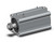 SMC CDQ2A63-100DCMZ-M9NVSAPC Compact Cylinder, Cq2-Z