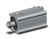 SMC CDQ2A63-100DCMZ-M9PWVSDPC Compact Cylinder, Cq2-Z