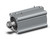 SMC CDQ2A63-100DCMZ-M9PWVZ Compact Cylinder, Cq2-Z