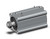 SMC CDQ2A63-100DMZ-M9NVSAPC Compact Cylinder, Cq2-Z