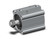 SMC CDQ2A63-50DCMZ-A90VL Compact Cylinder, Cq2-Z