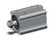 SMC CDQ2A63-75DCMZ-M9BAVL Compact Cylinder, Cq2-Z