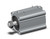 SMC CDQ2A63-75DCMZ-M9BWV Compact Cylinder, Cq2-Z