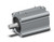 SMC CDQ2A63-75DCMZ-M9BWVMDPC Compact Cylinder, Cq2-Z