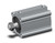 SMC CDQ2A63-75DCMZ-M9NMDPC Compact Cylinder, Cq2-Z