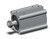 SMC CDQ2A80-100DMZ-M9BAVZ Compact Cylinder, Cq2-Z