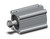 SMC CDQ2A80-100DMZ-M9NASDPC Compact Cylinder, Cq2-Z