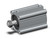 SMC CDQ2A80-100DMZ-M9NWSDPC Compact Cylinder, Cq2-Z