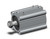 SMC CDQ2A80-100DMZ-M9PWVL Compact Cylinder, Cq2-Z