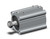 SMC CDQ2A80-100DMZ-M9PWVZ Compact Cylinder, Cq2-Z