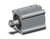 SMC CDQ2A80-75DMZ-A93VL Compact Cylinder, Cq2-Z