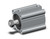 SMC CDQ2A80-75DMZ-A93Z Compact Cylinder, Cq2-Z