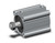 SMC CDQ2A80-75DMZ-M9PWMAPC Compact Cylinder, Cq2-Z