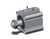 SMC CDQ2B40-15DMZ-A96VL Compact Cylinder