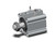 SMC CDQ2B40-15DMZ-M9NVSDPC Compact Cylinder, Cq2-Z