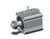 SMC CDQ2B40-20DCMZ-M9BV Compact Cylinder, Cq2-Z