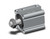 SMC CDQ2B40-20DMZ-M9BW Compact Cylinder, Cq2-Z