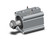 SMC CDQ2B40-25DMZ-M9PAVL Compact Cylinder, Cq2-Z