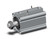 SMC CDQ2B40-45DMZ-A96VL Compact Cylinder, Cq2-Z