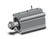 SMC CDQ2B40-45DMZ-M9PVMAPC Compact Cylinder, Cq2-Z