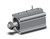 SMC CDQ2B40-50DCMZ-M9BVL Compact Cylinder