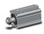 SMC CDQ2B40-50DCMZ-M9PAL Compact Cylinder, Cq2-Z