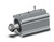 SMC CDQ2B40-50DCMZ-M9PWVSAPC Compact Cylinder, Cq2-Z