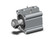 SMC CDQ2B50-20DCMZ-A93VL Compact Cylinder