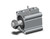 SMC CDQ2B50-25DCMZ-M9PVSDPC Compact Cylinder, Cq2-Z