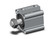 SMC CDQ2B50-25DMZ-M9BSDPC Compact Cylinder, Cq2-Z