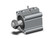 SMC CDQ2B50-25DMZ-M9PVMAPC Compact Cylinder, Cq2-Z